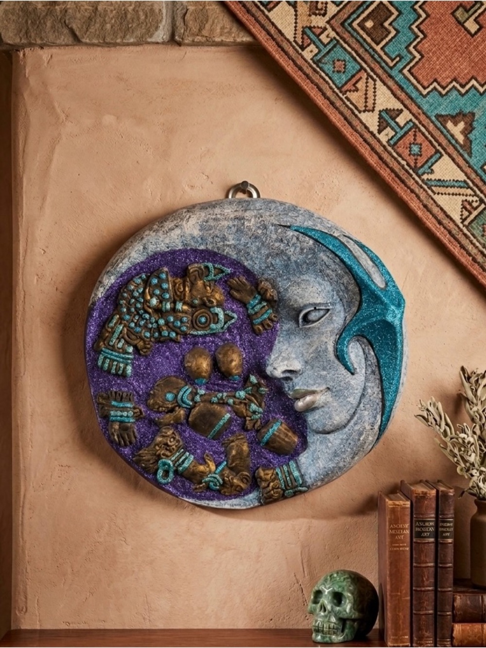 Aztec Moon Goddess Coyolxauhqui Wall Art